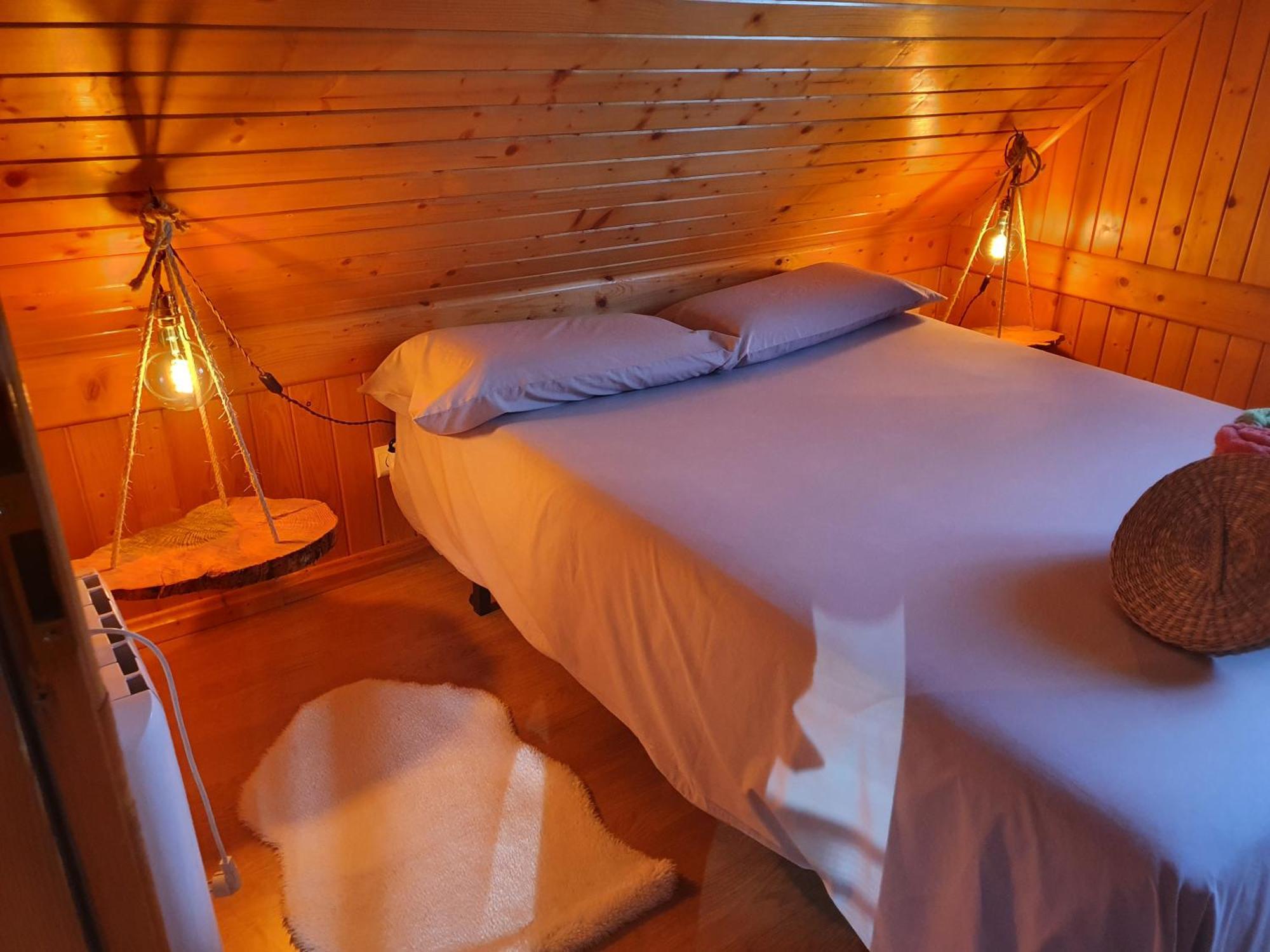Cabana De Madera Especial Y Acogedora Cardenete 外观 照片
